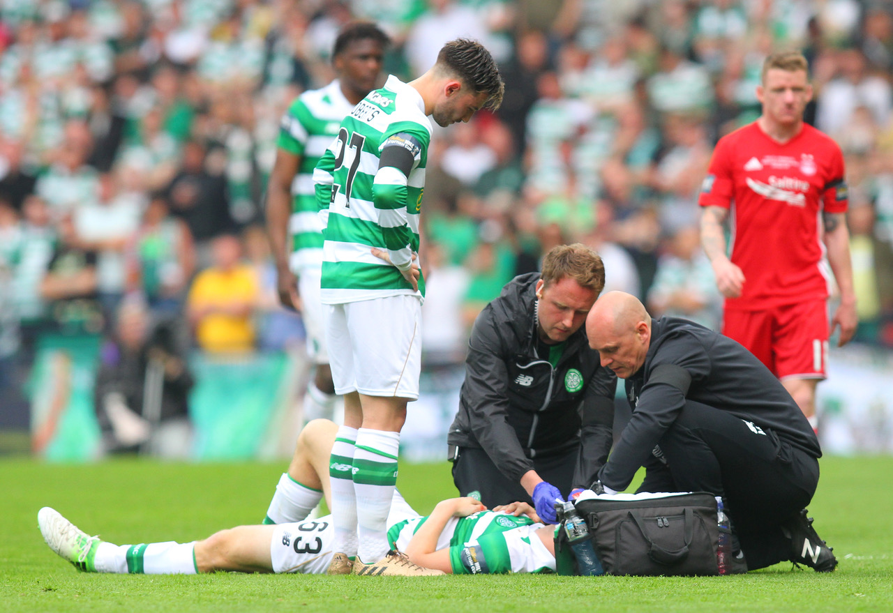 Kieran Tierney is injured 