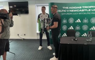 Shay Given and Stephen McManus