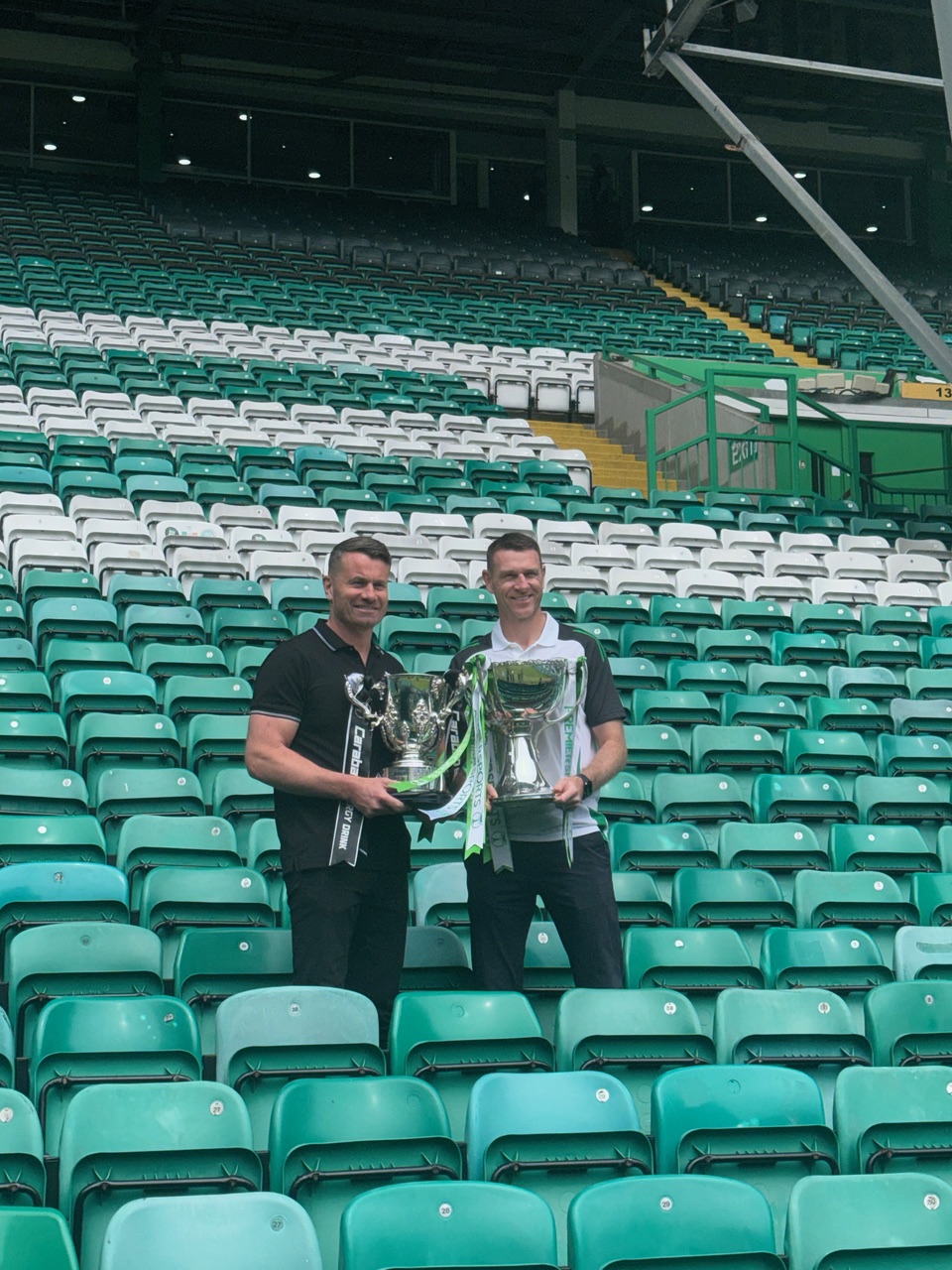 Shay Given and Stephen McManus