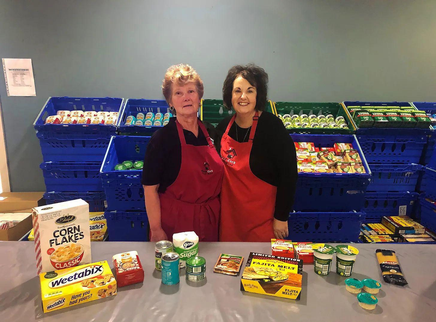 Feed Cork food bank. 