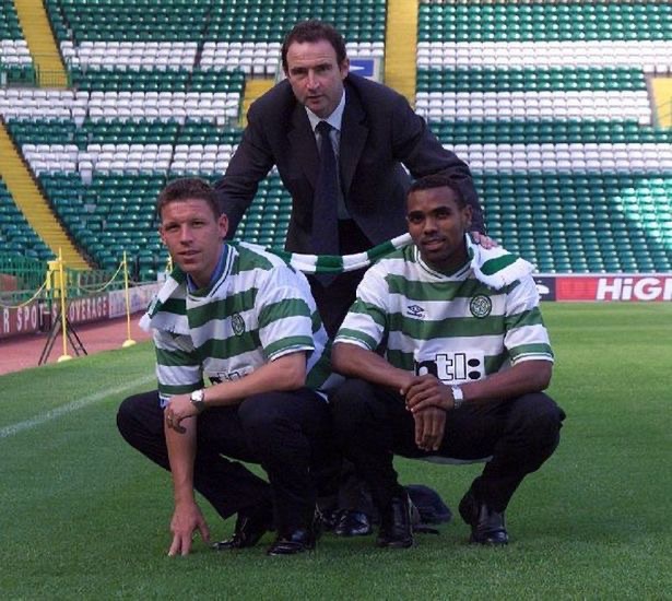 Martin O'Neill with his new signings