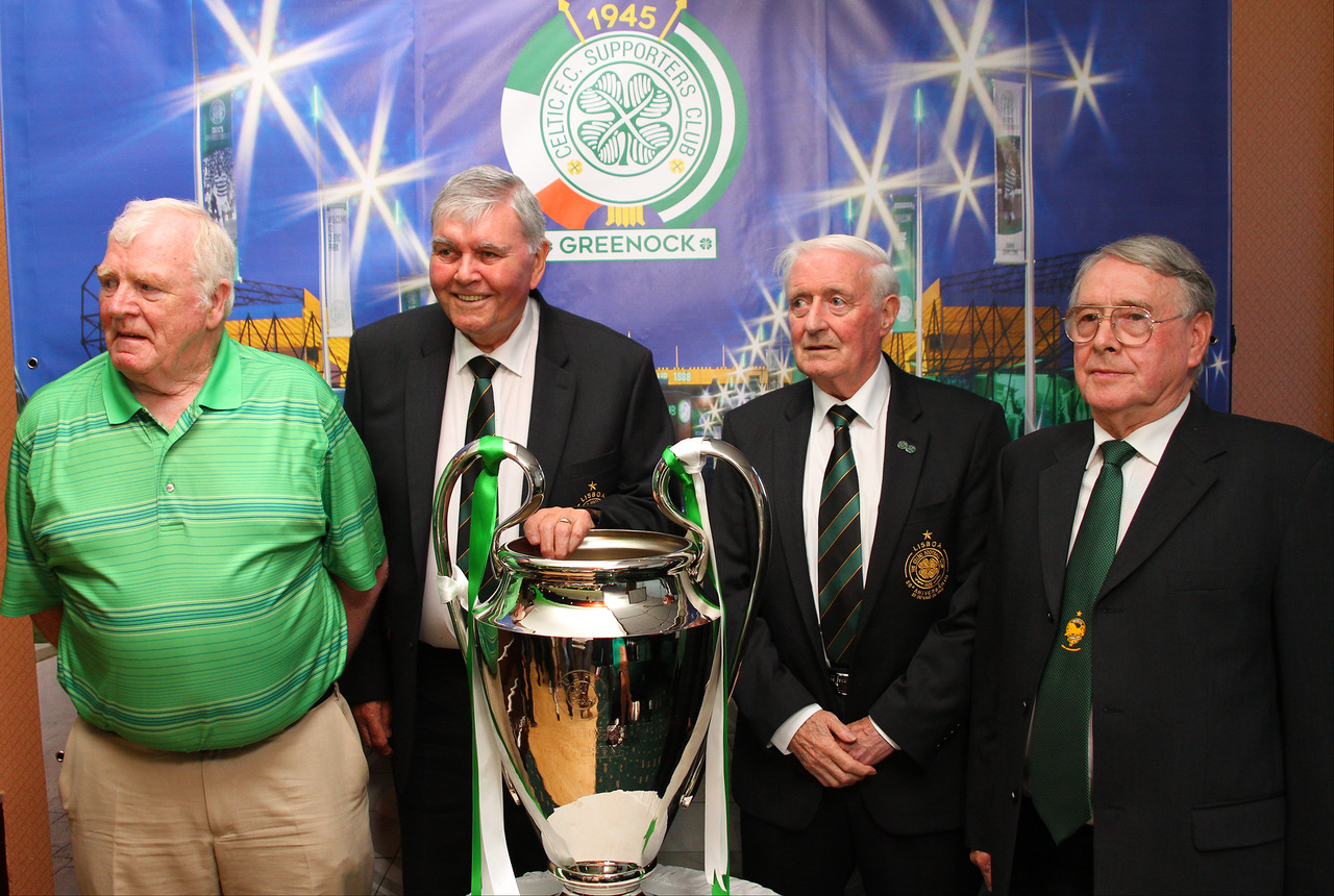 John Fallon, John Hughes, Charlie Gallagher and Willie Wallace