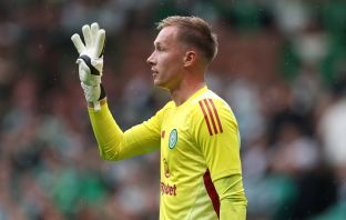 Celtic goalkeeper Viljami Sinisalo