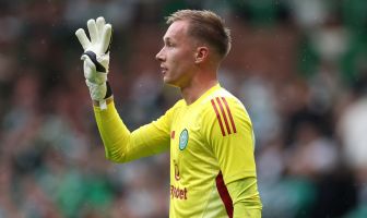 Celtic goalkeeper Viljami Sinisalo