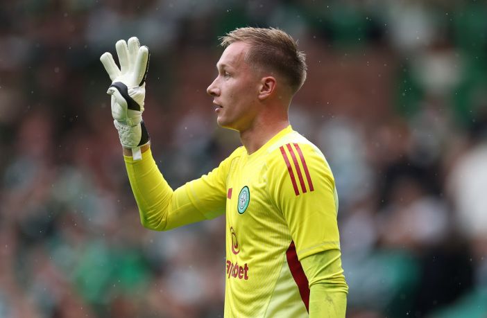 Celtic goalkeeper Viljami Sinisalo