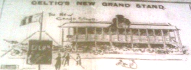 The Grant Stand at Celtic Park. 