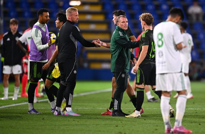 Brendan Rodgers and Callum Osmand