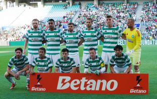 Celtic team v Sporting in July 2025