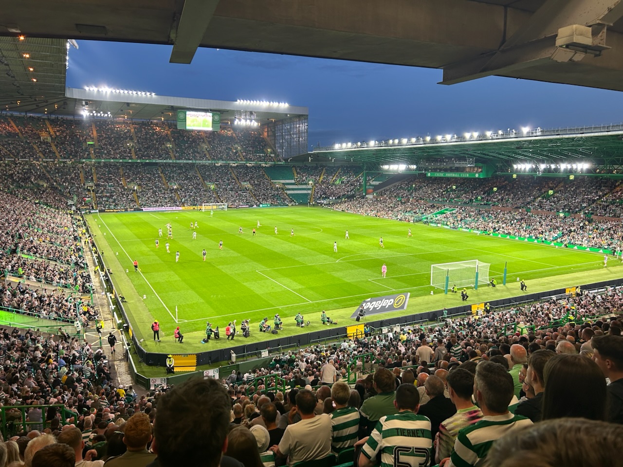Friday night football at Celtic Park