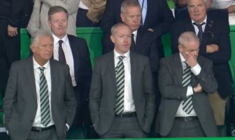 Peter Lawwell, Michael Nicholson and Christopher McKay
