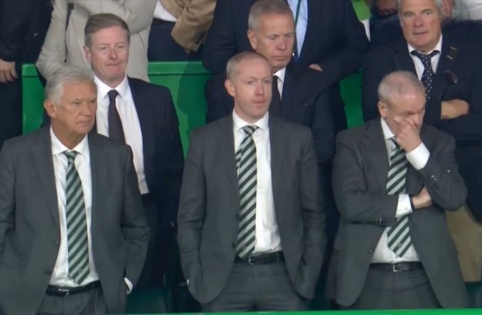 Peter Lawwell, Michael Nicholson and Christopher McKay