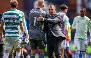 Brendan Rodgers at Ibrox.