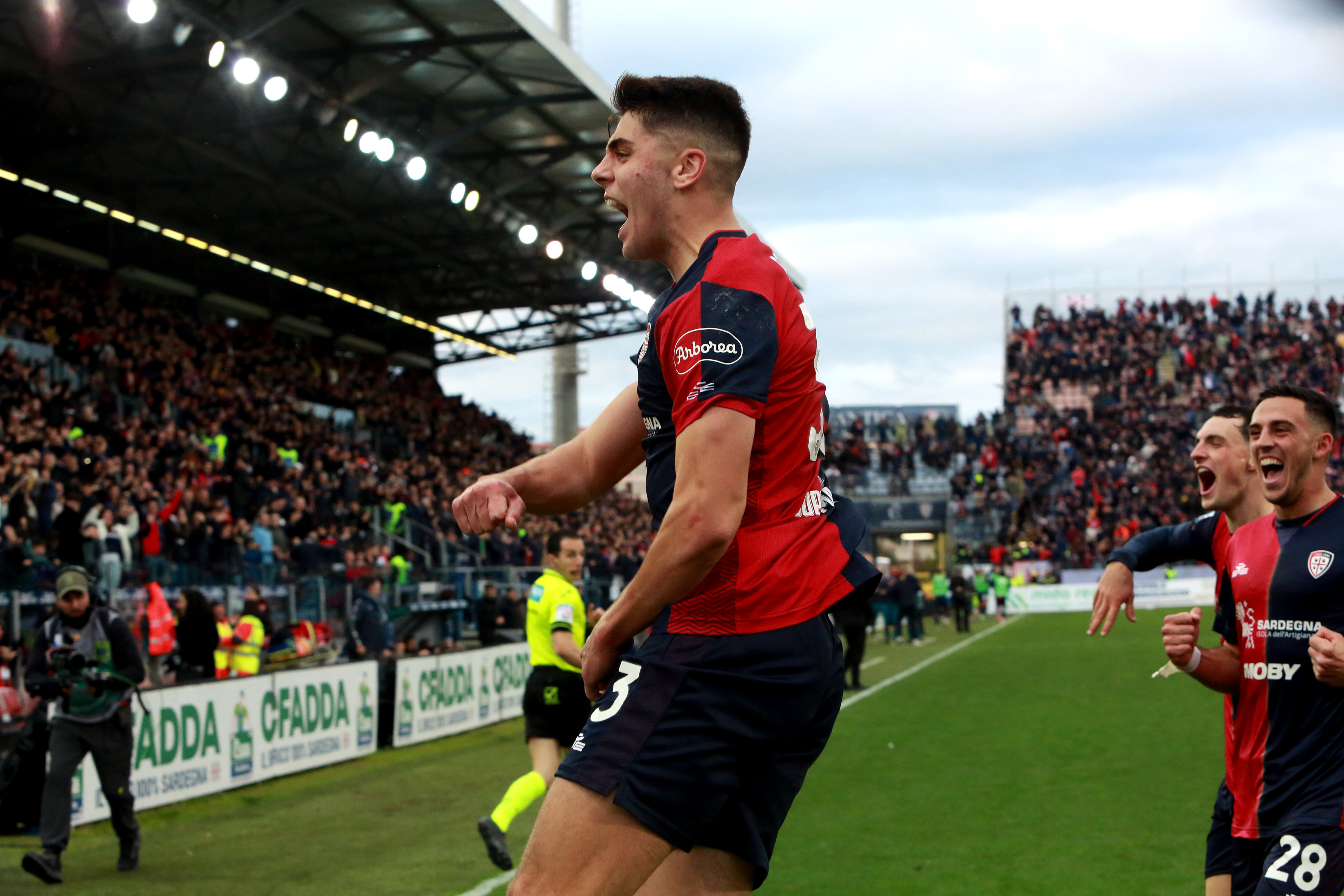 Adam Obert of Cagliari