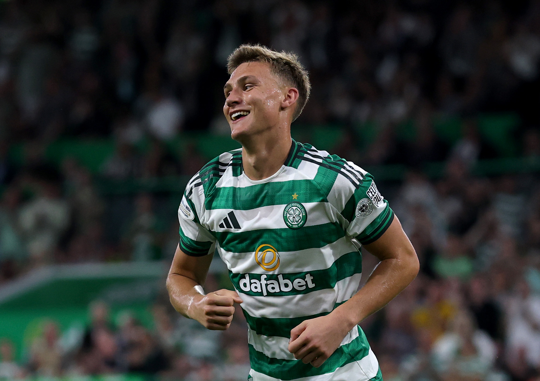 Dane Murray celebrates