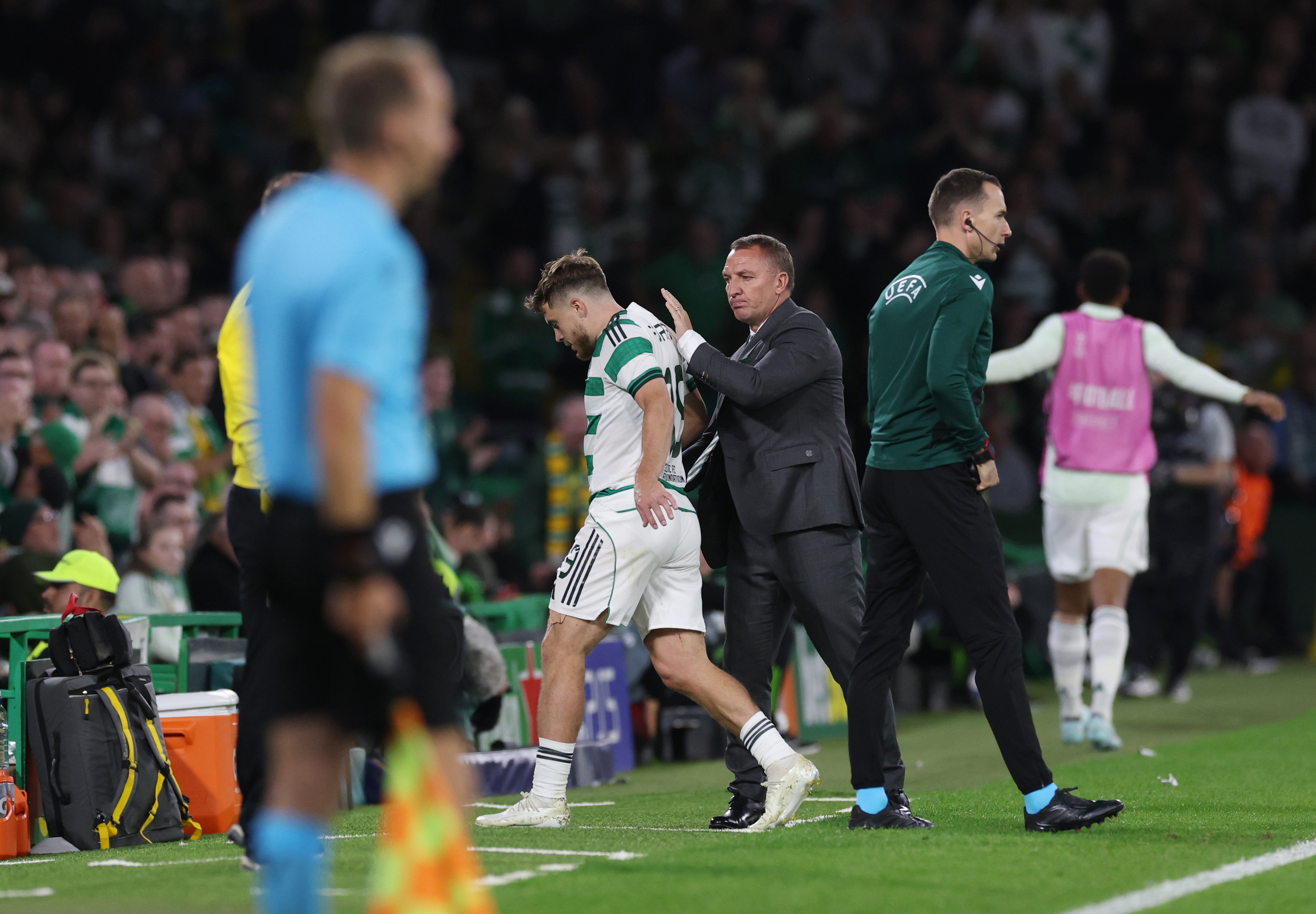 Brendan Rodgers and James Forrest