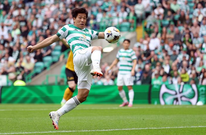 Shin Yamada of Celtic