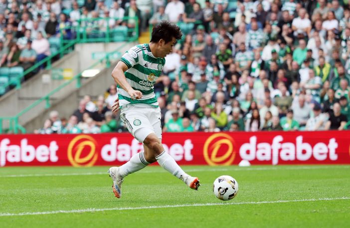 Shin Yamada of Celtic