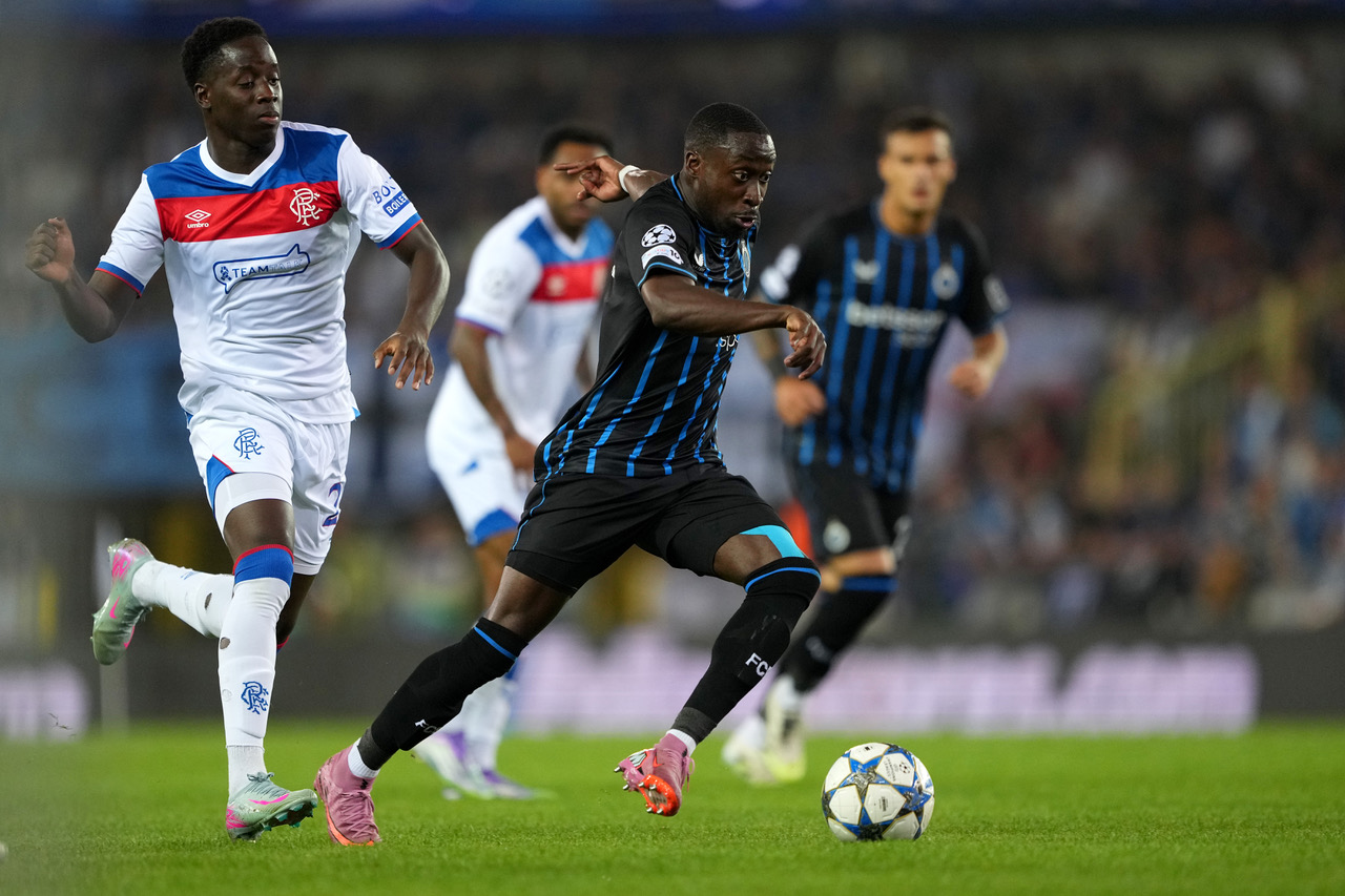 Carlos Forbs #9 of Club Brugge KV
