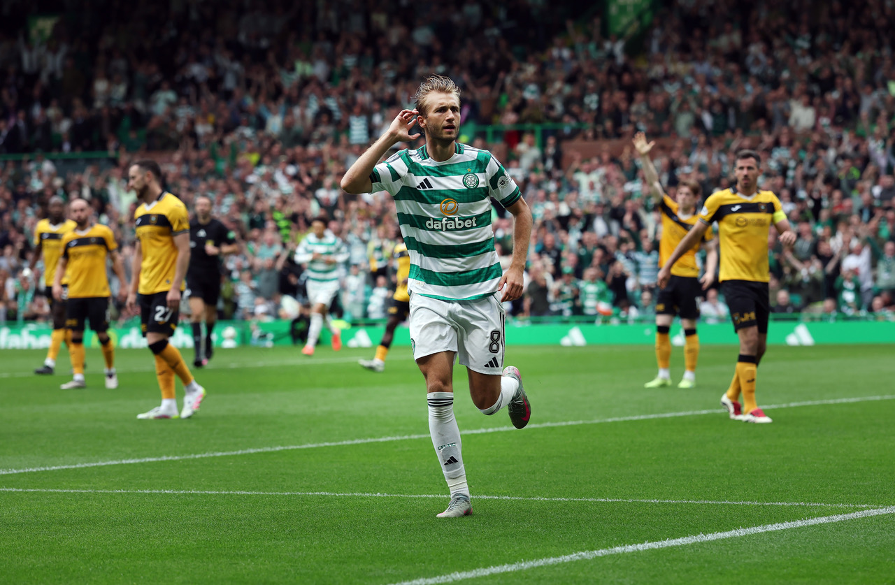 Benjamin Nygren celebrates