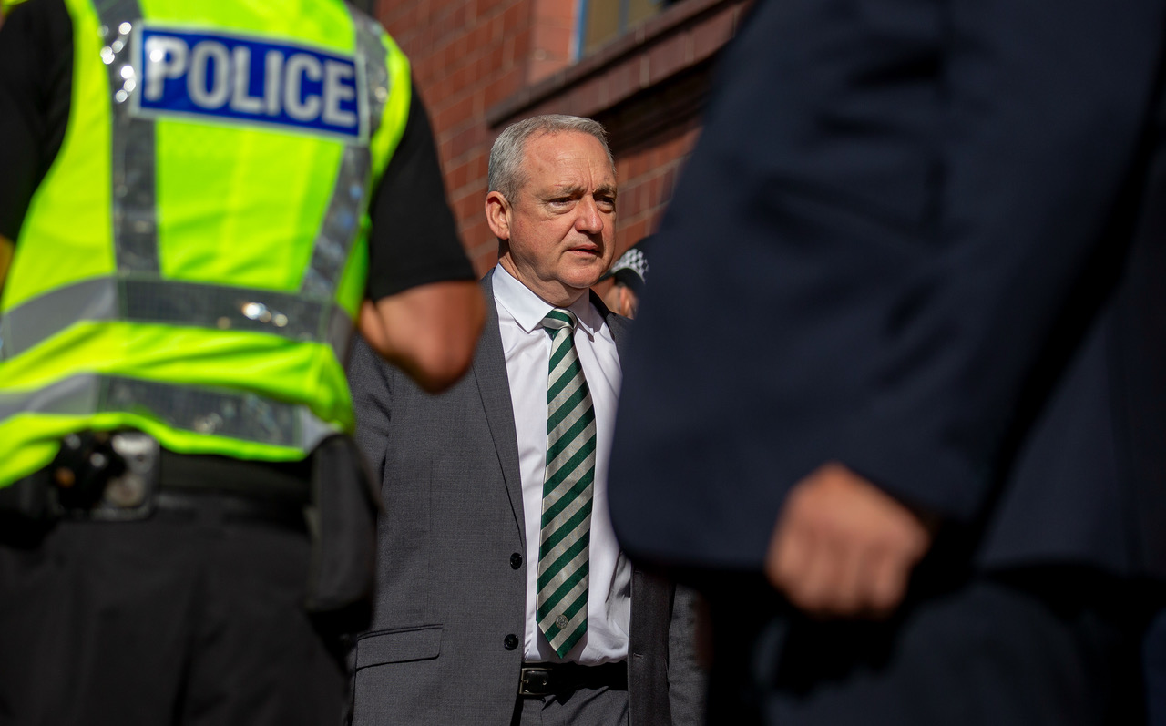 Paul McStay at Ibrox.