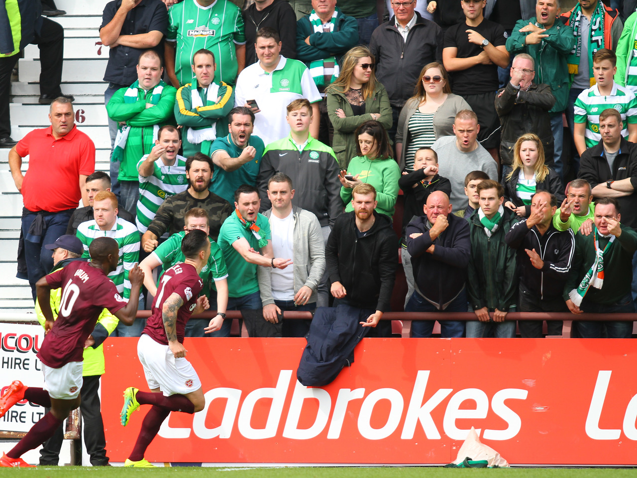 Hearts steal an equaliser after a blatant dive 