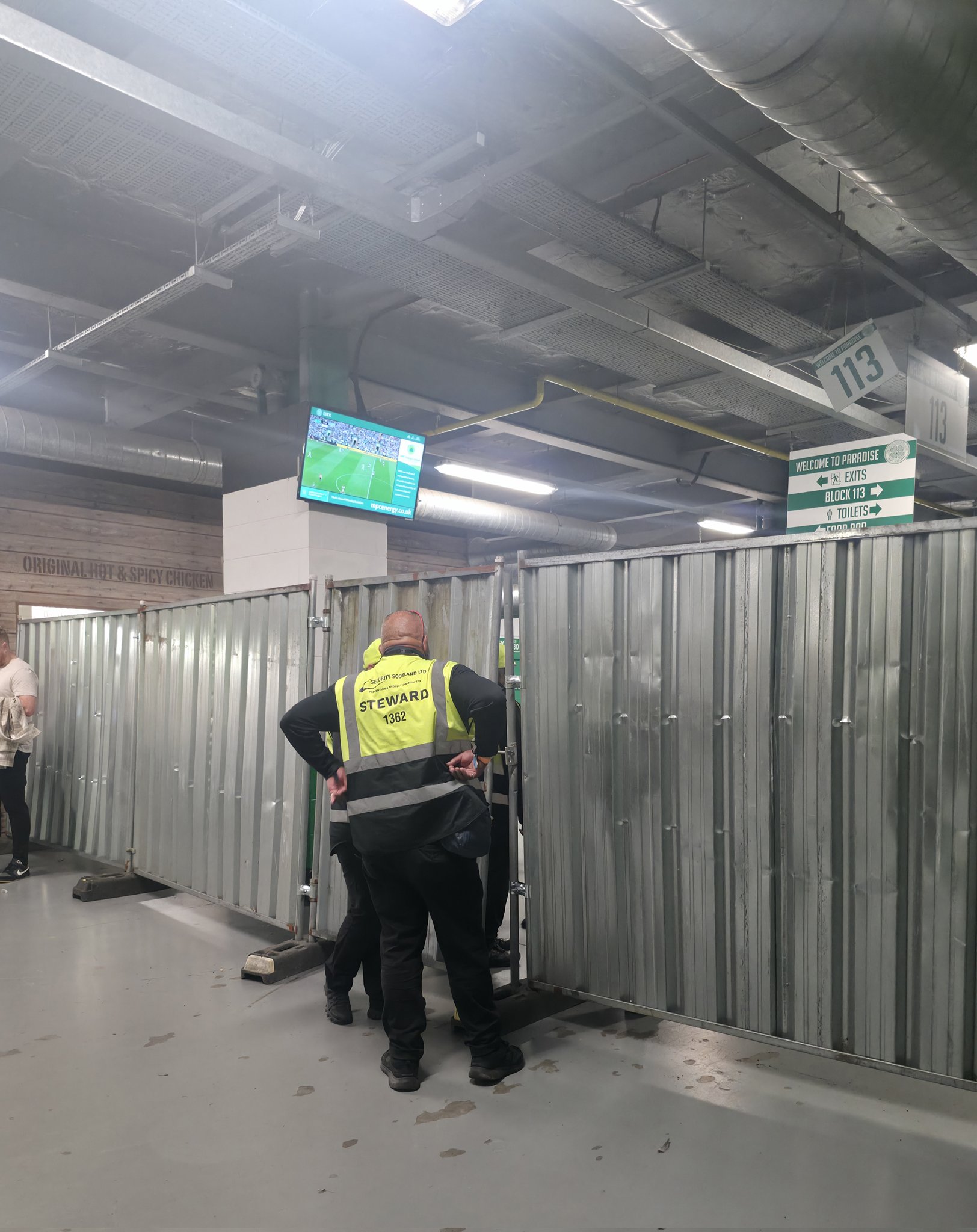 The Berlin Wall at Celtic Park 