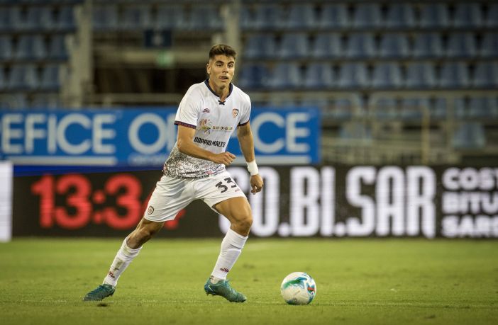 Adam Obert of Cagliari Calcio
