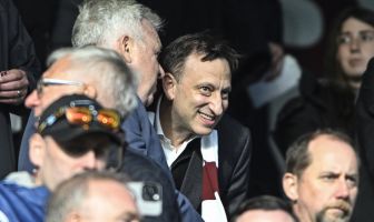 Tony Bloom at Tynecastle