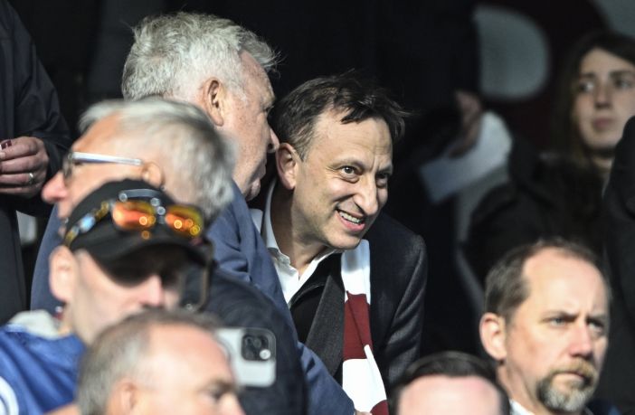 Tony Bloom at Tynecastle