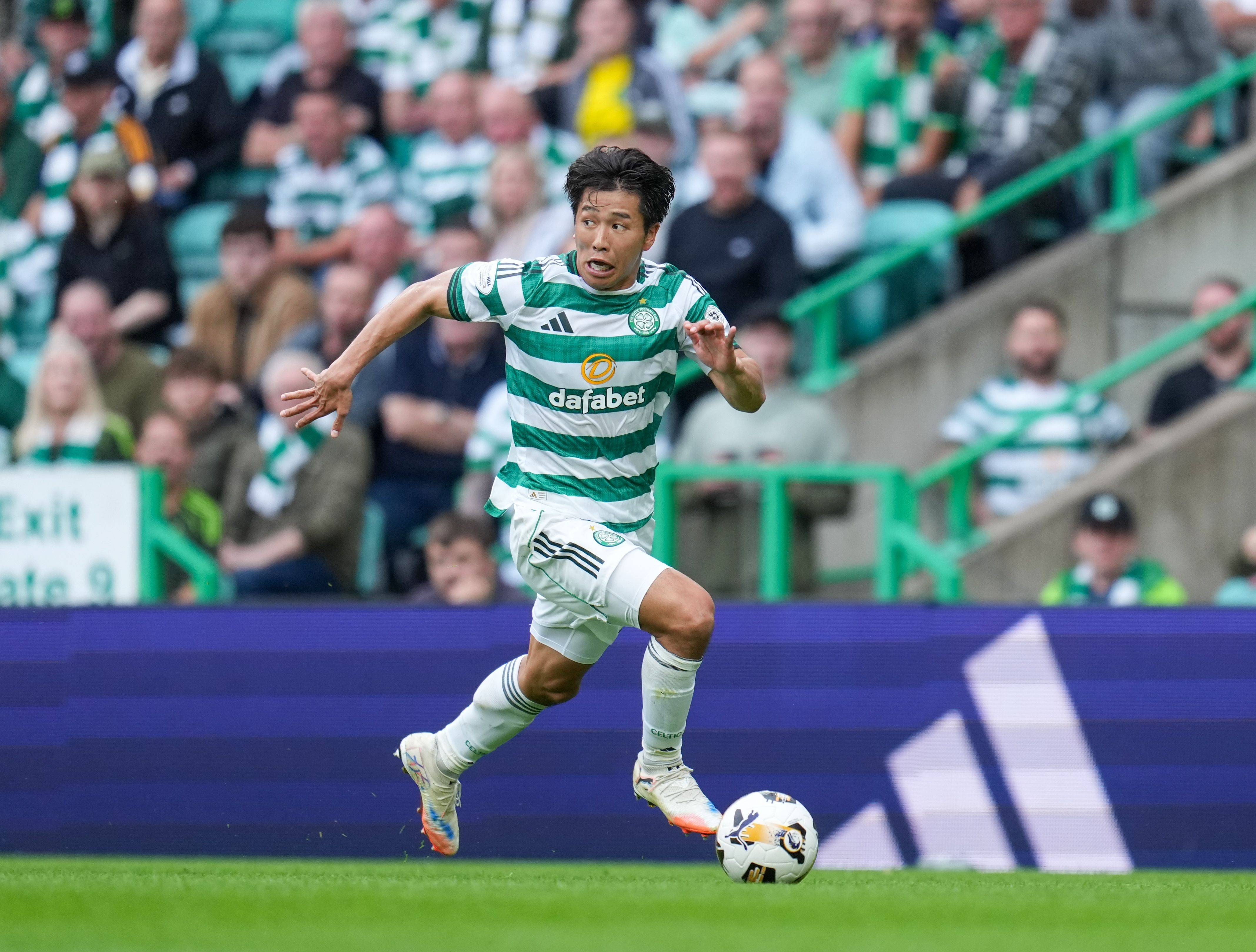 Shin Yamada of Celtic