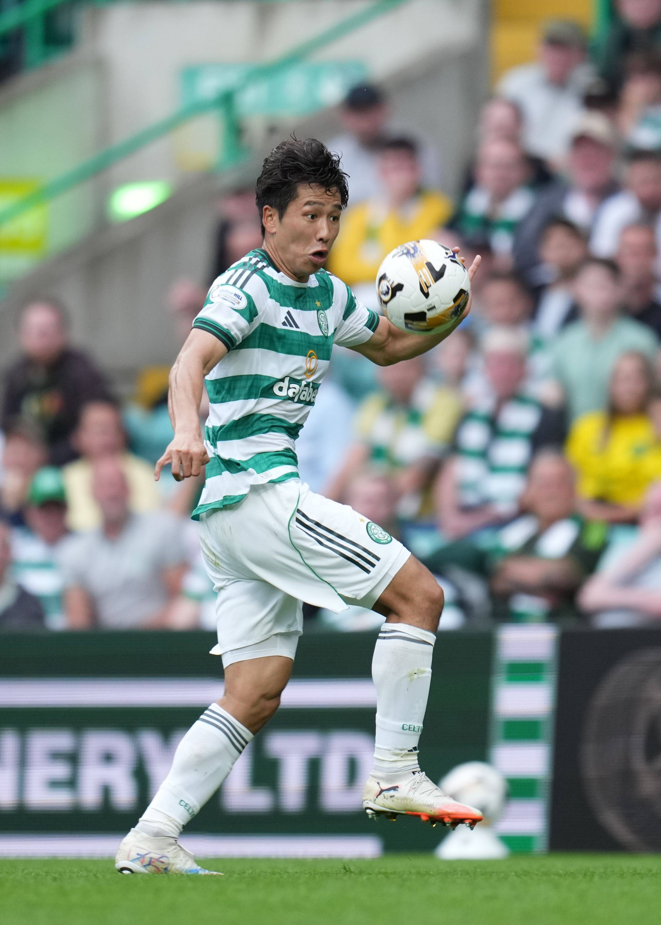 Shin Yamada of Celtic