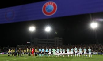 Celtic and Kairat Almaty line ups