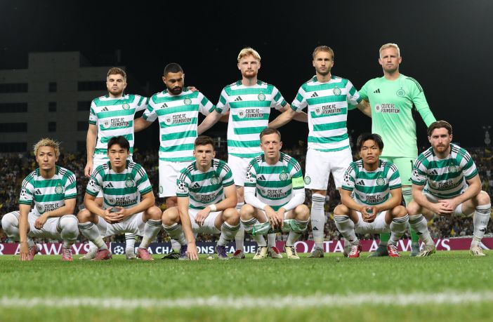 Celtic line up Kairat Almaty v Celtic