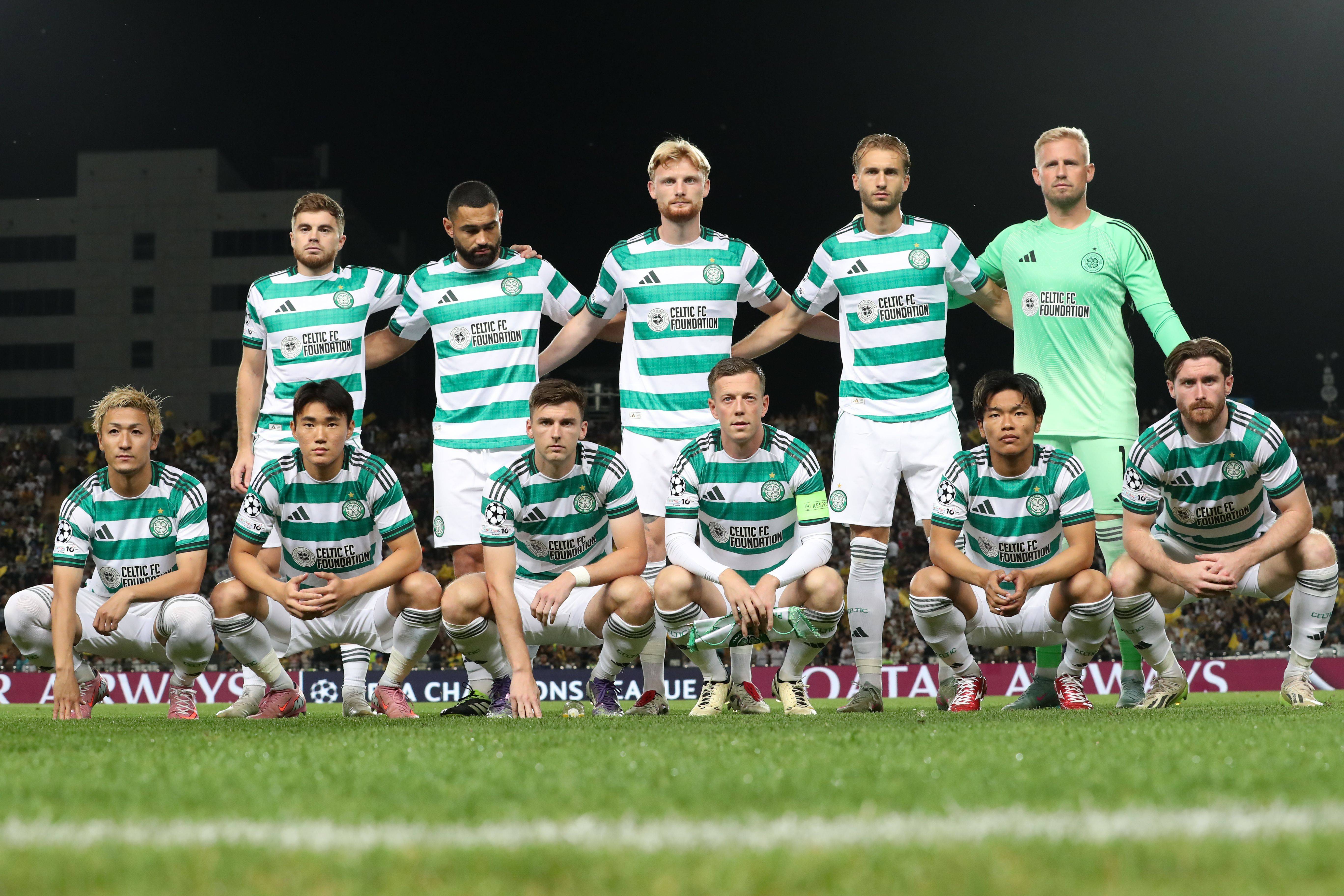 Celtic line up Kairat Almaty v Celtic
