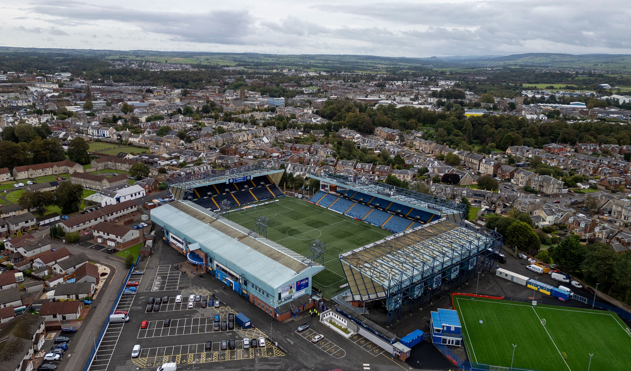 Rugby Park from above