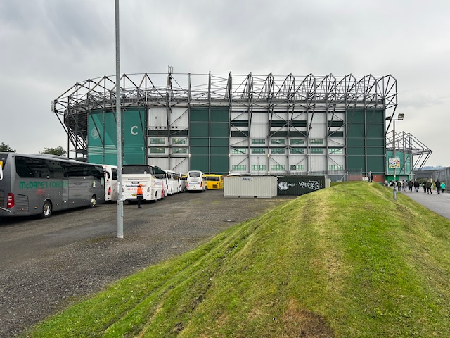 Outside Celtic Park