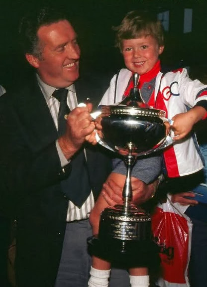 Jock Stein with the trophy