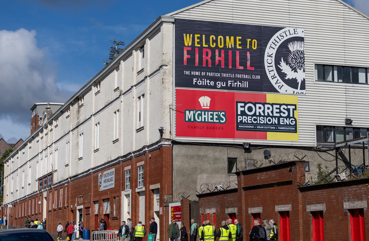 Celtic at Firhill