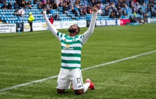 Kelechi Iheanacho celebrates