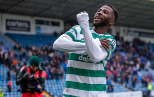 Kelechi Iheanacho celebrates