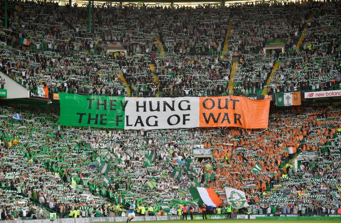 They hung out the flag of war