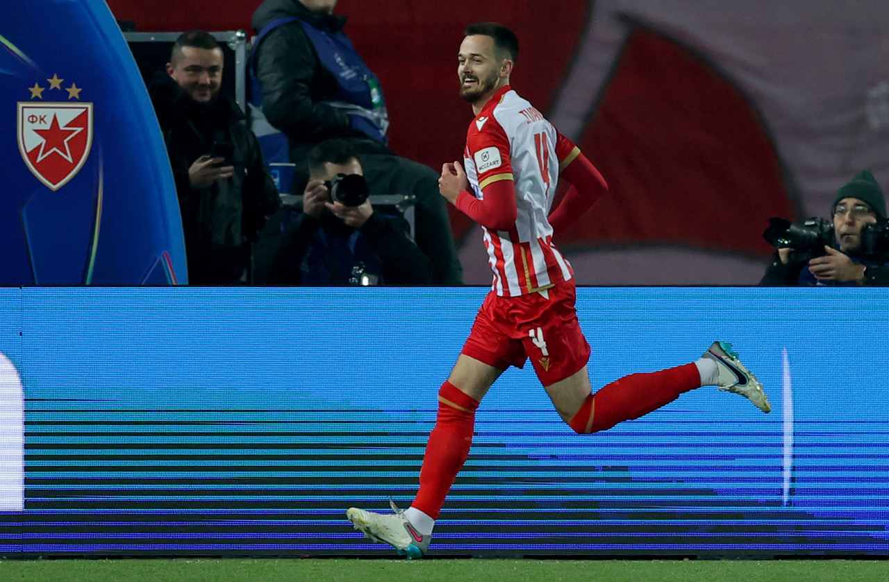 Mirko Ivanic of Crvena Zvezda 