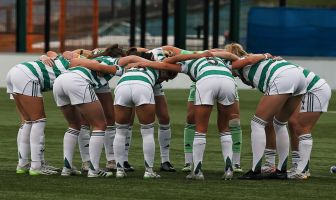 Celtic FC Women Huddle
