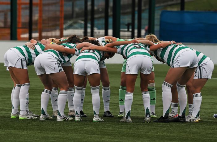 Celtic FC Women Huddle