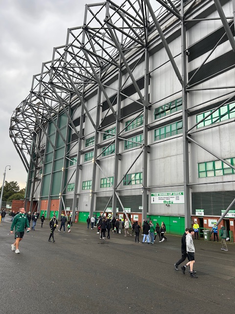 Outside Celtic Park
