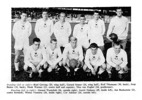 Go Ahead Eagles at Celtic Park in 1965.