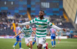Kelechi Iheanacho celebrates