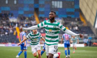 Kelechi Iheanacho celebrates