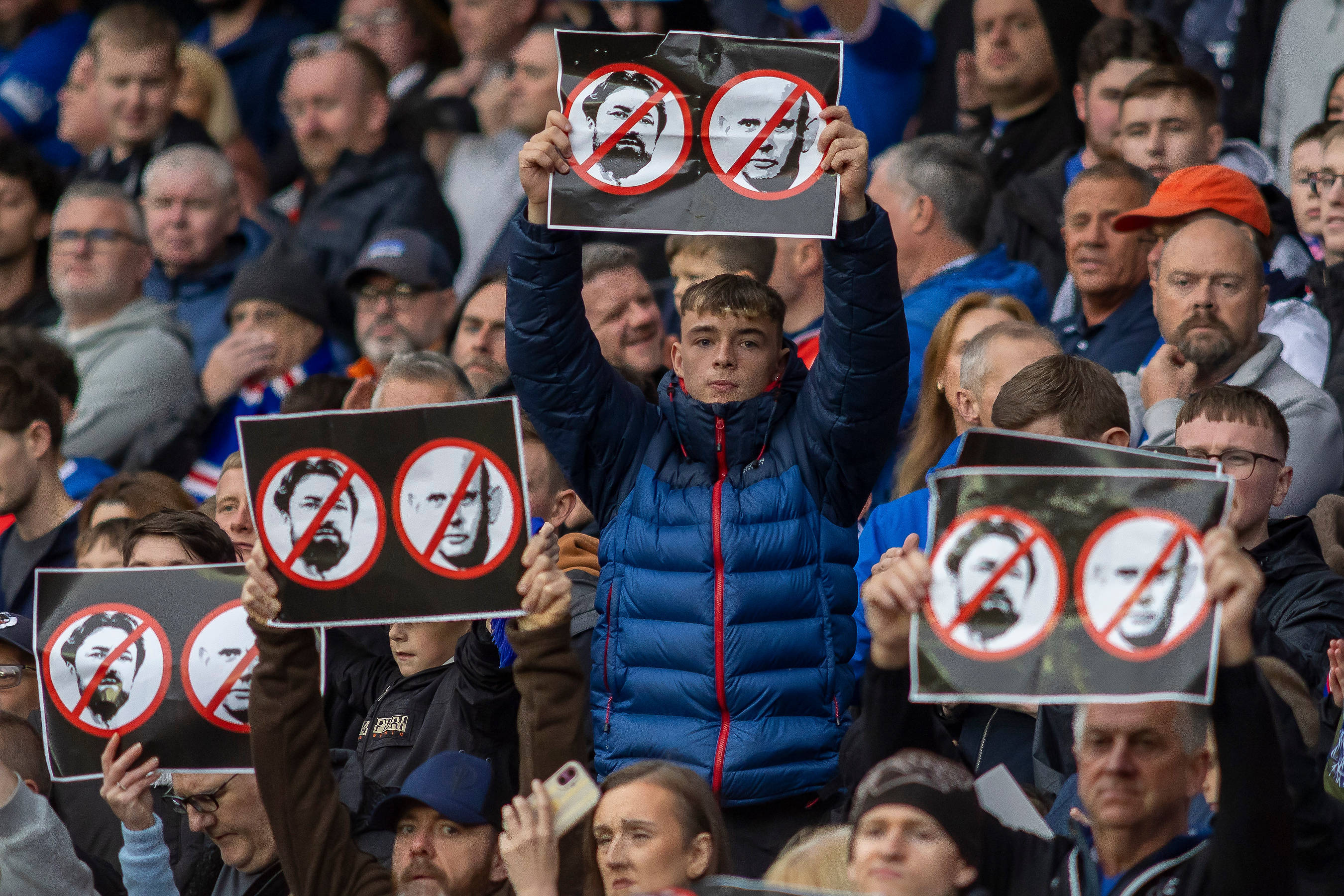 theRangers fan protest 