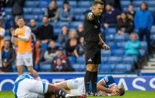 Empty seats at Ibrox